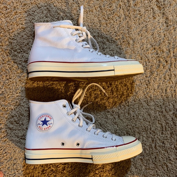 white converse double sole